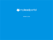 Tablet Screenshot of myleadportal.com